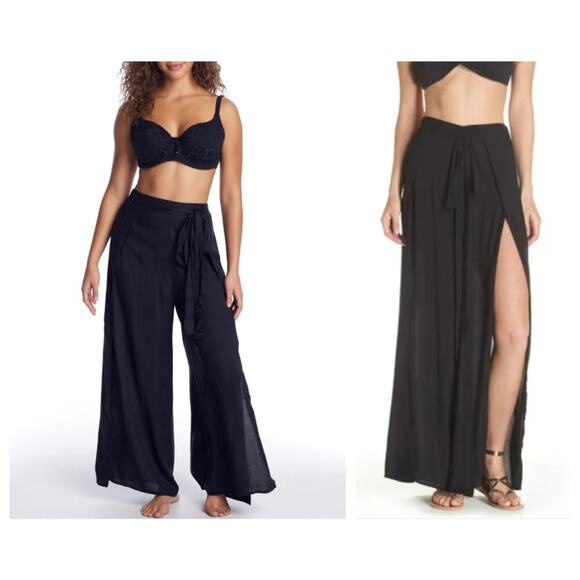 Elan Other - ELAN Tie Waist Cover-up Pants Size Large